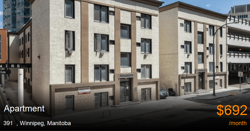 391, winnipeg Apartment for Rent