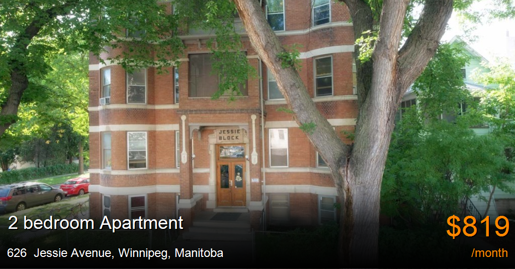 626 jessie avenue, winnipeg Apartment for Rent