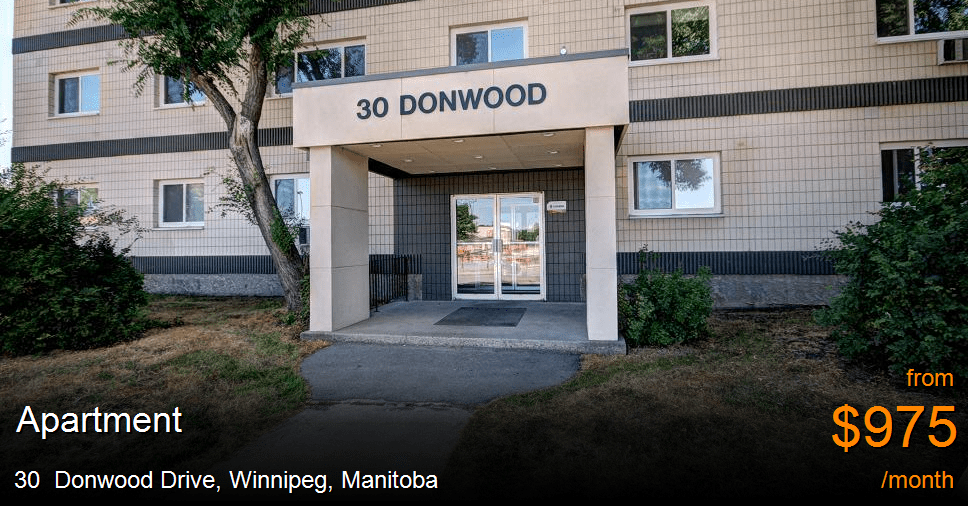 30 Donwood Drive, Winnipeg Apartment for Rent B30943