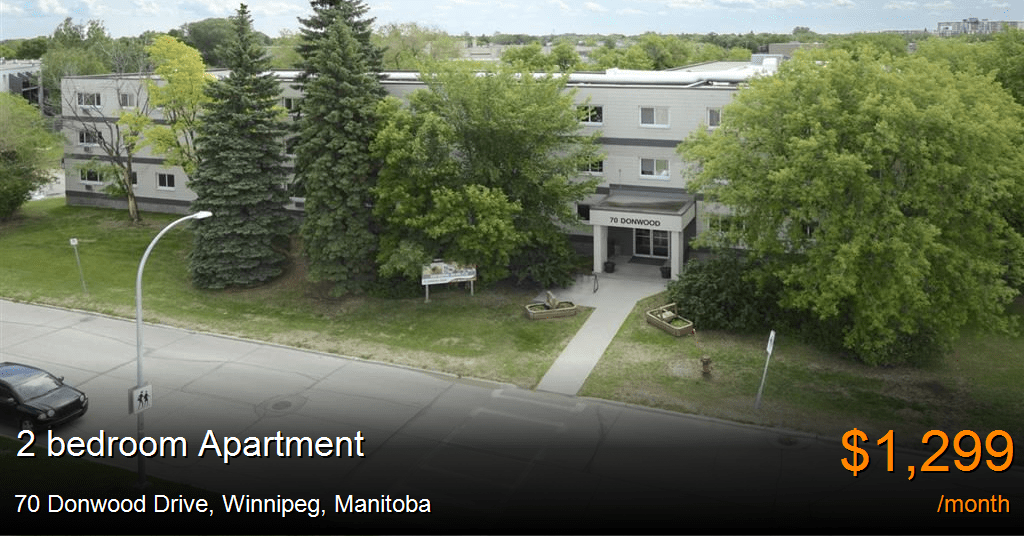 70 donwood drive, winnipeg Apartment for Rent