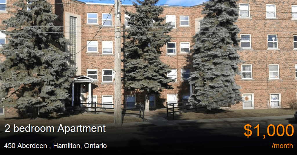 450 aberdeen, hamilton Apartment for Rent
