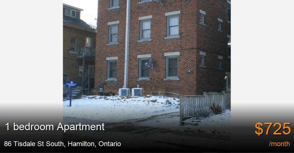 86 tisdale st south, hamilton Apartment for Rent