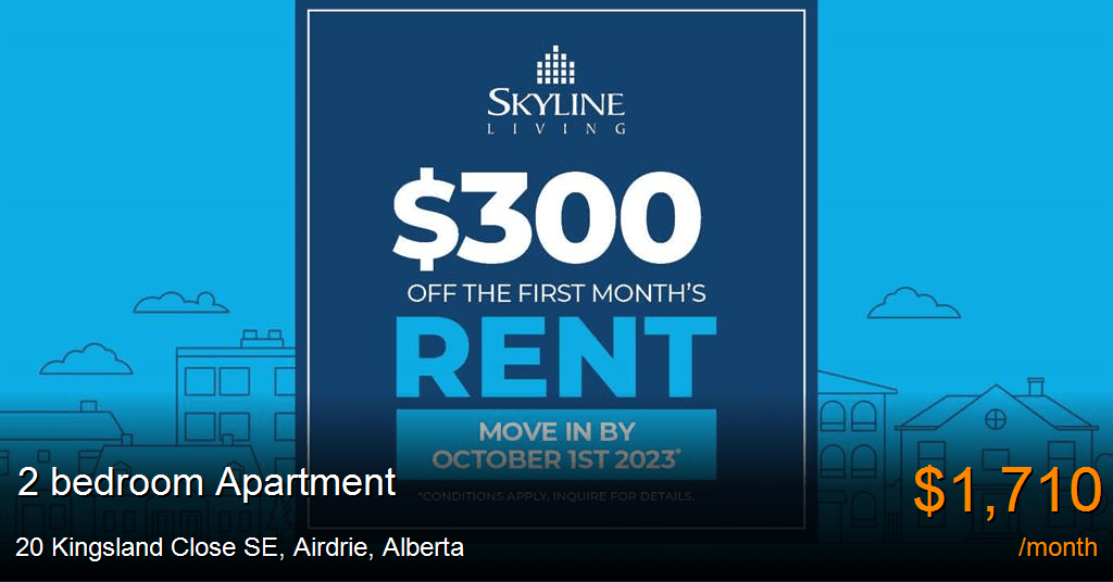 20 Kingsland Close SE, Airdrie Apartment for Rent