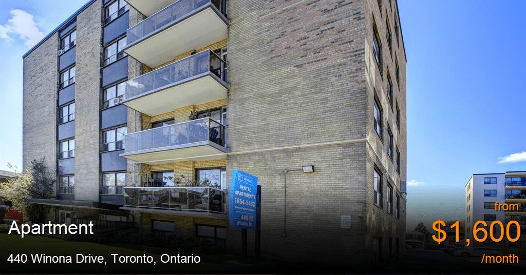 440 Winona Drive, Toronto Apartment for Rent