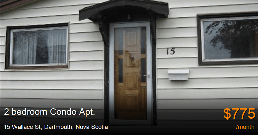 15 wallace st, dartmouth Condo Apt. for Rent