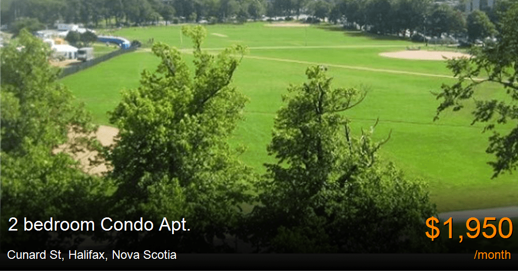 cunard st, halifax Condo Apt. for Rent