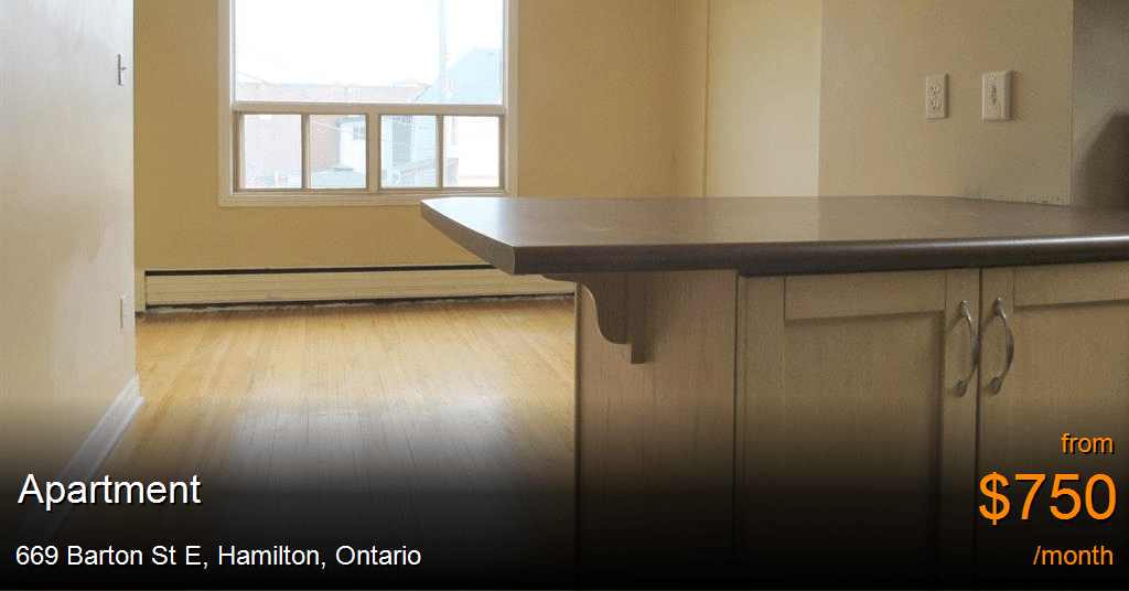 669 barton st e, hamilton Apartment for Rent