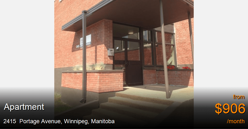 2415 Portage Avenue, Winnipeg Apartment for Rent B34571