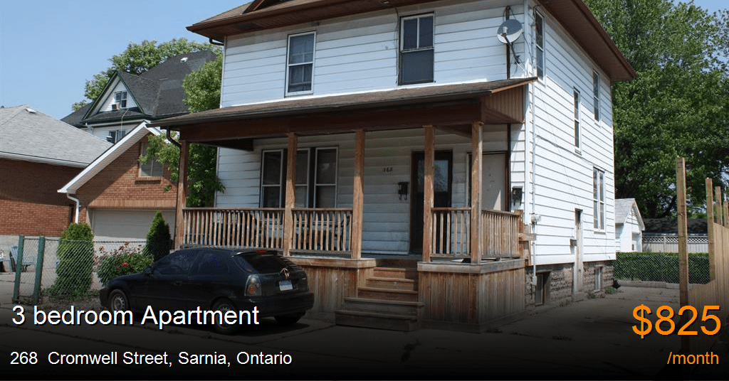 268 cromwell street, sarnia Apartment for Rent