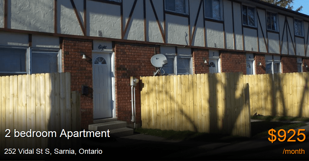 252 vidal st s, sarnia Apartment for Rent