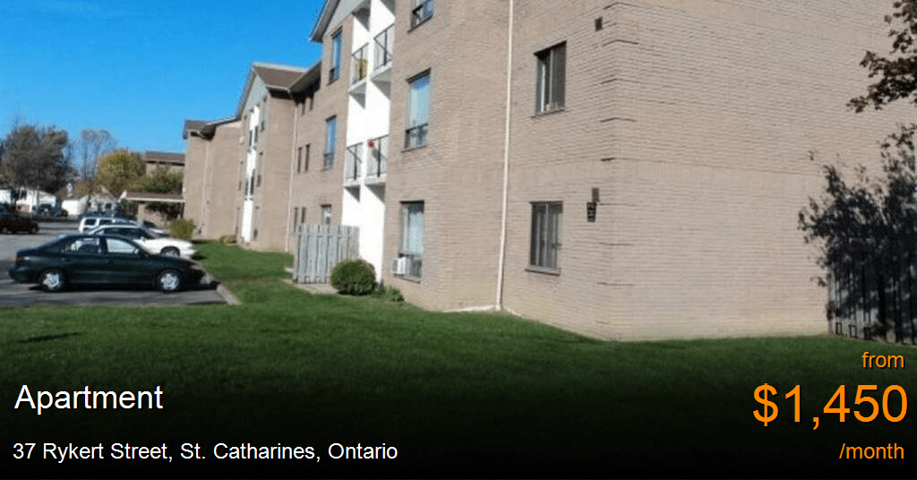 37 Rykert Street, St. Catharines Apartment for Rent