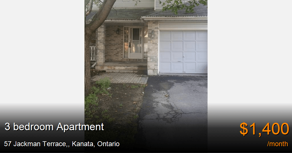 57 jackman terrace,, kanata Apartment for Rent