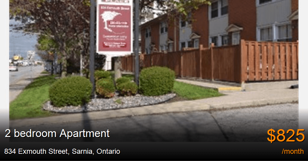 834 Exmouth Street, Sarnia Apartment for Rent B37493
