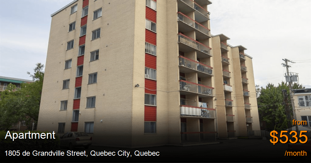 1805 de grandville street, quebec city Apartment for Rent