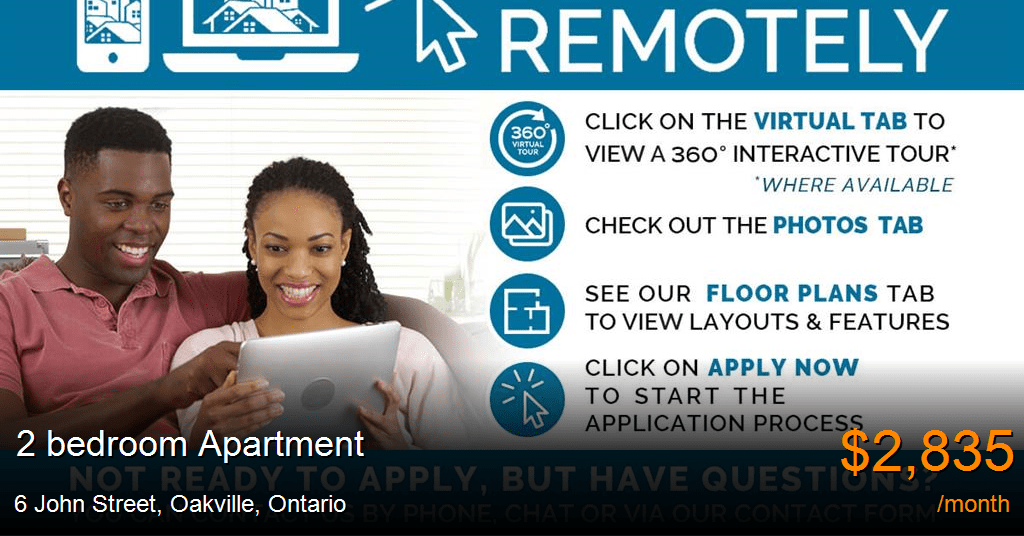 6 John Street, Oakville Apartment for Rent