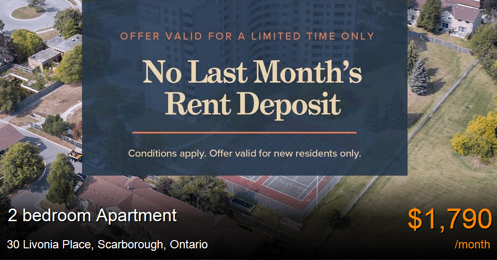 30 Livonia Place, Scarborough Apartment for Rent