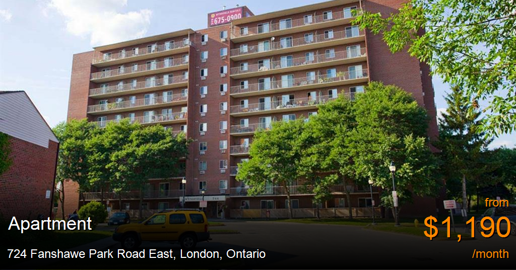 724 Fanshawe Park Road East, London Apartment for Rent