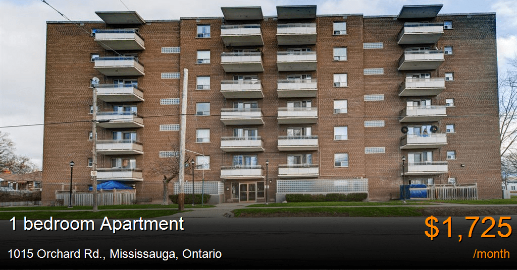 1015 Orchard Rd., Mississauga Apartment for Rent