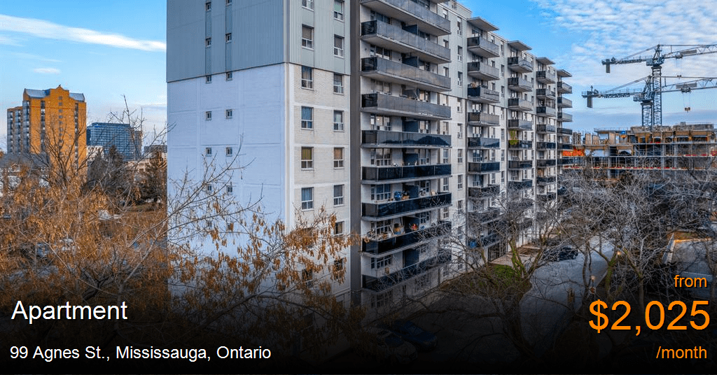 99 Agnes St., Mississauga Apartment for Rent