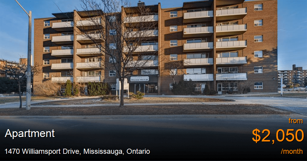 1470 williamsport drive, mississauga Apartment for Rent