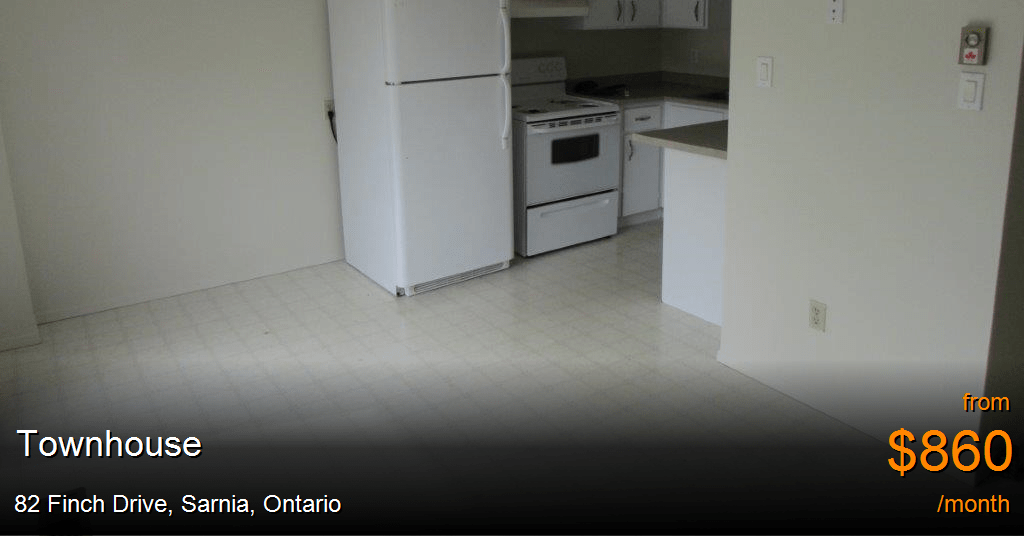 82 finch drive, sarnia Townhouse for Rent
