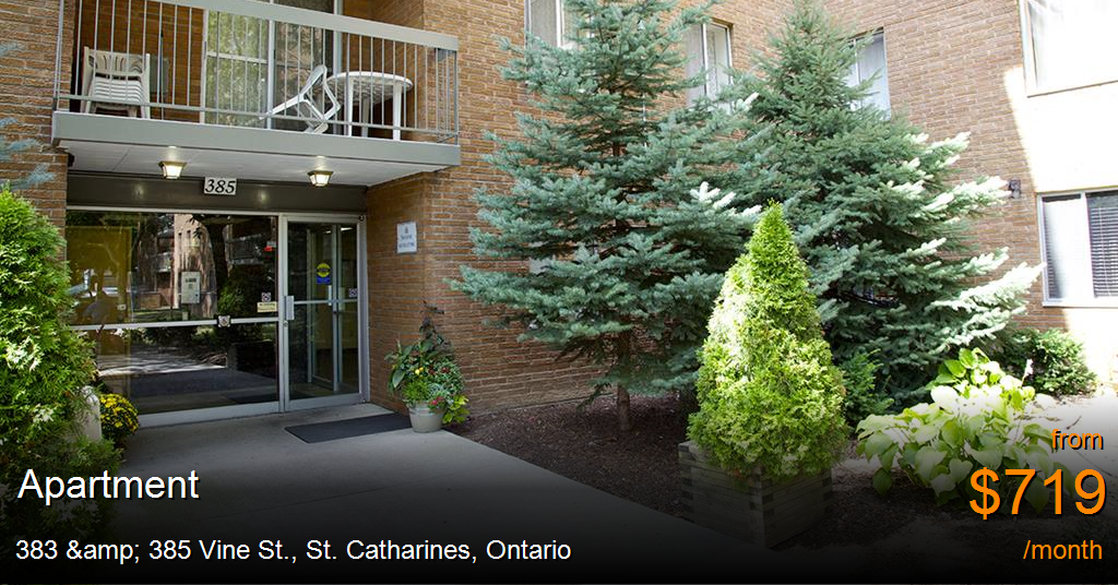 383 & 385 vine st., st. catharines Apartment for Rent