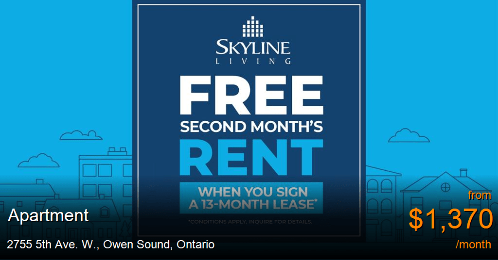 2755 5th Ave. W., Owen Sound Apartment for Rent