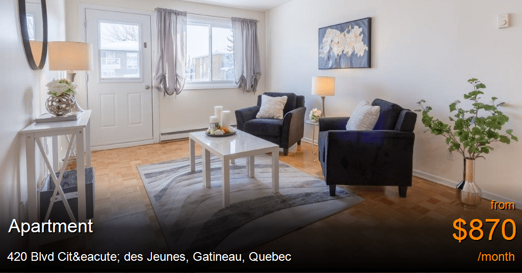 420 blvd cité des jeunes, gatineau Apartment for Rent