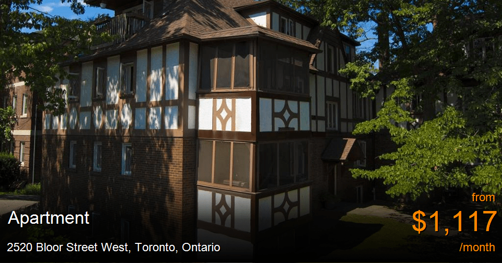 2520 bloor street west, toronto Apartment for Rent