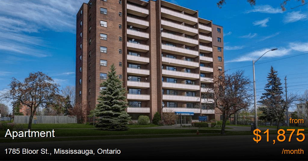 1785 Bloor St., Mississauga Apartment for Rent