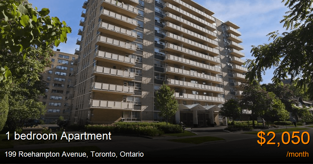 199 Roehampton Avenue, Toronto Apartment for Rent
