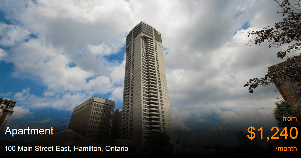 100 Main Street East, Hamilton Apartment for Rent
