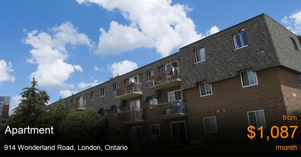 914 Wonderland Road, London Apartment for Rent