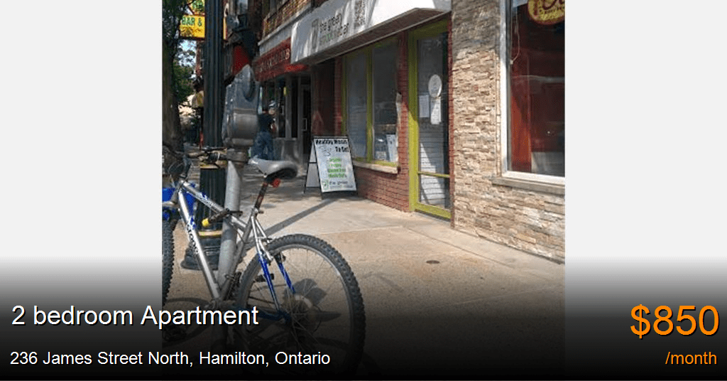 236 james street north, hamilton Apartment for Rent