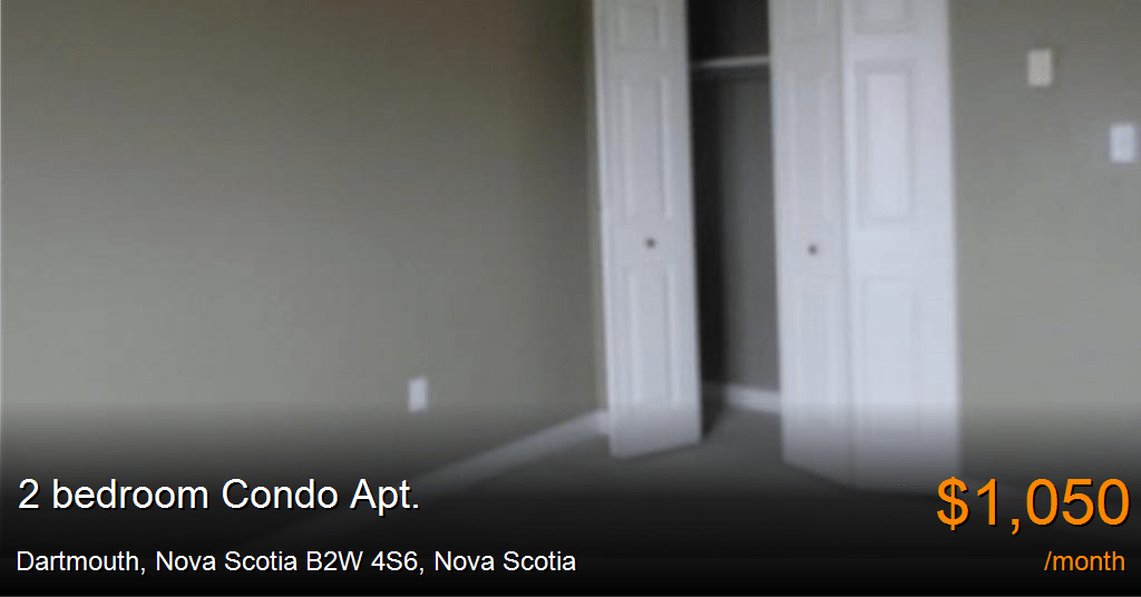 dartmouth, nova scotia b2w 4s6 Condo Apt. for Rent