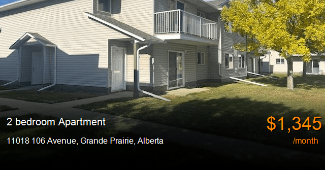 11018 106 avenue, grande prairie Apartment for Rent