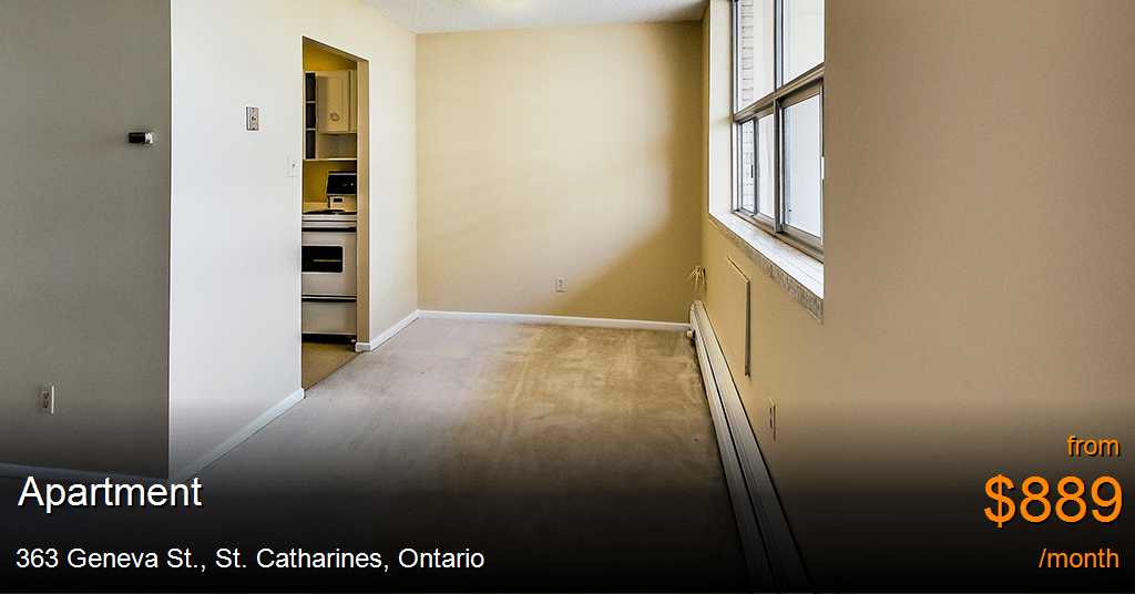 363 Geneva St., St. Catharines Apartment for Rent B71190