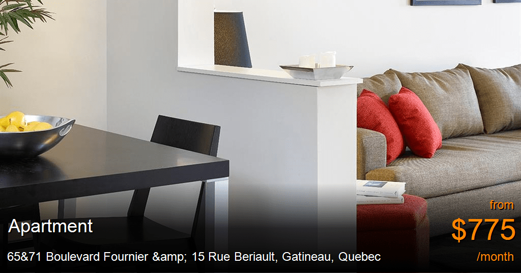 65&71 boulevard fournier & 15 rue beriault, gatineau Apartment for Rent