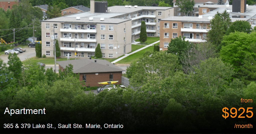 365 & 379 lake st., sault ste. marie Apartment for Rent