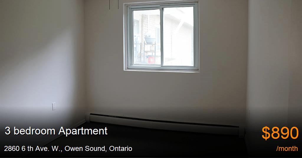 2860 6 th ave. w., owen sound Apartment for Rent