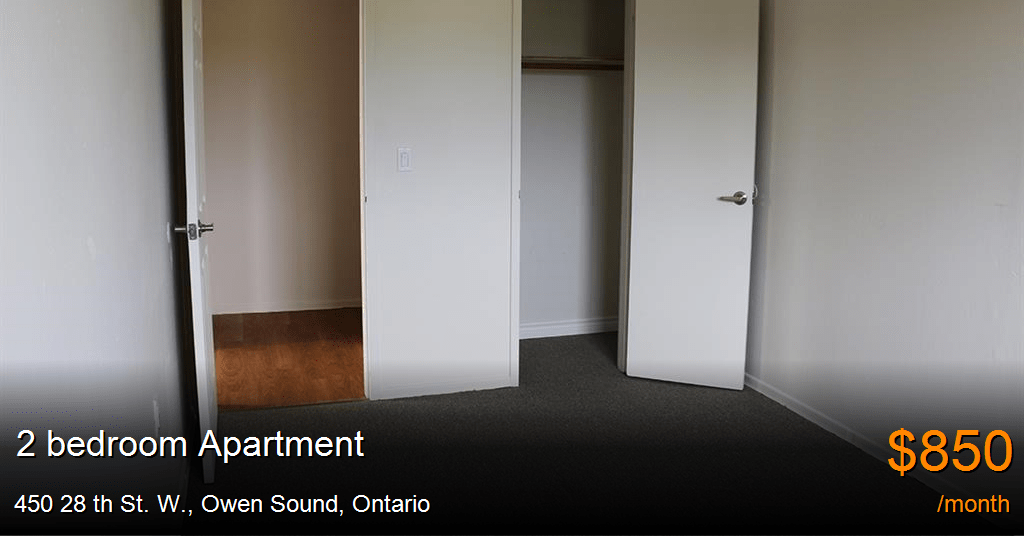 450 28 th st. w., owen sound Apartment for Rent