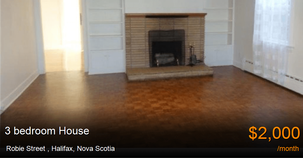 robie street, halifax House for Rent