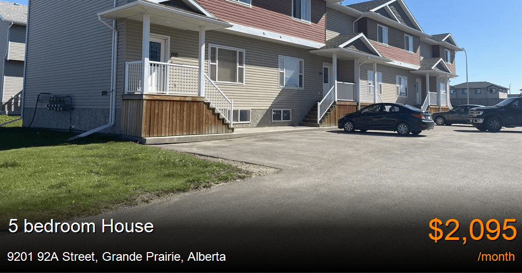 9201 92a street, grande prairie Townhouse for Rent
