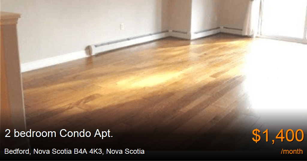 bedford, nova scotia b4a 4k3 Condo Apt. for Rent