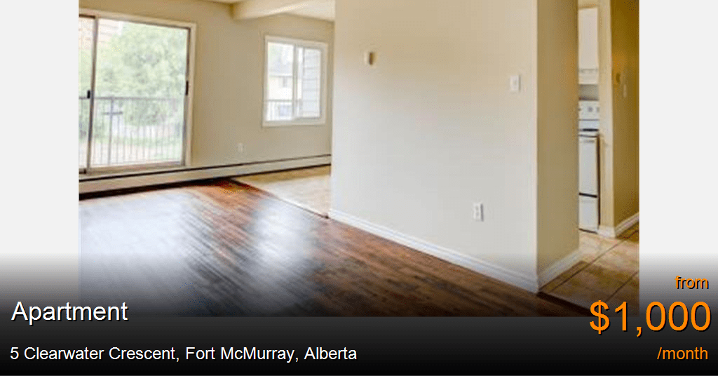5 clearwater crescent, fort mcmurray Apartment for Rent