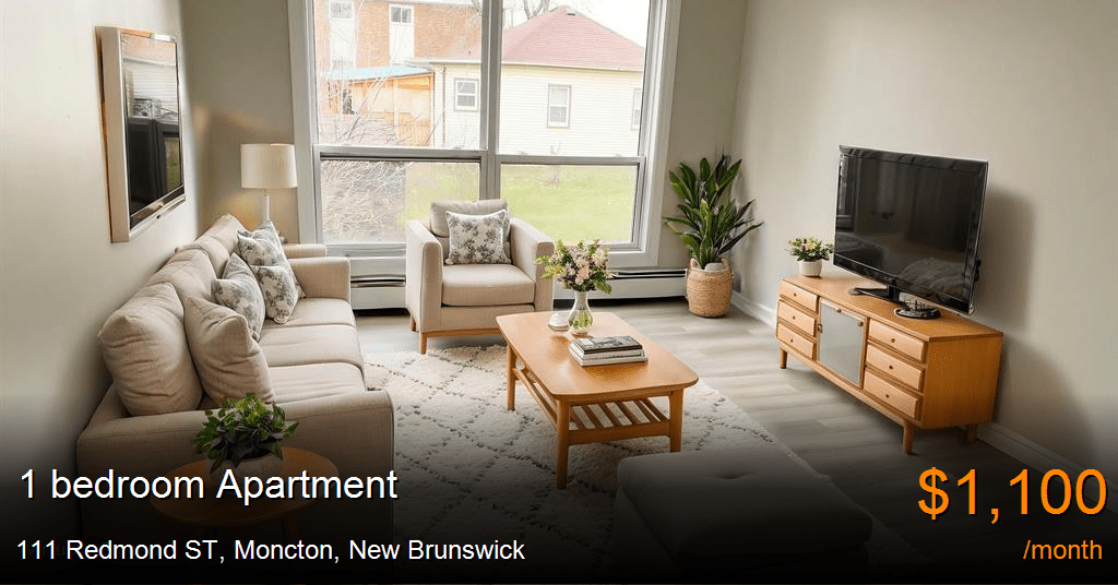 111 redmond, moncton Apartment for Rent