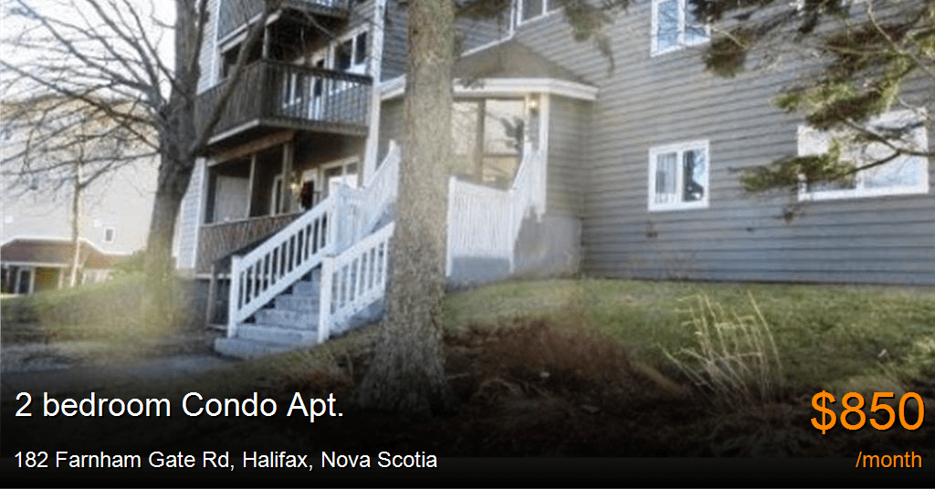 182 farnham gate rd, halifax Condo Apt. for Rent