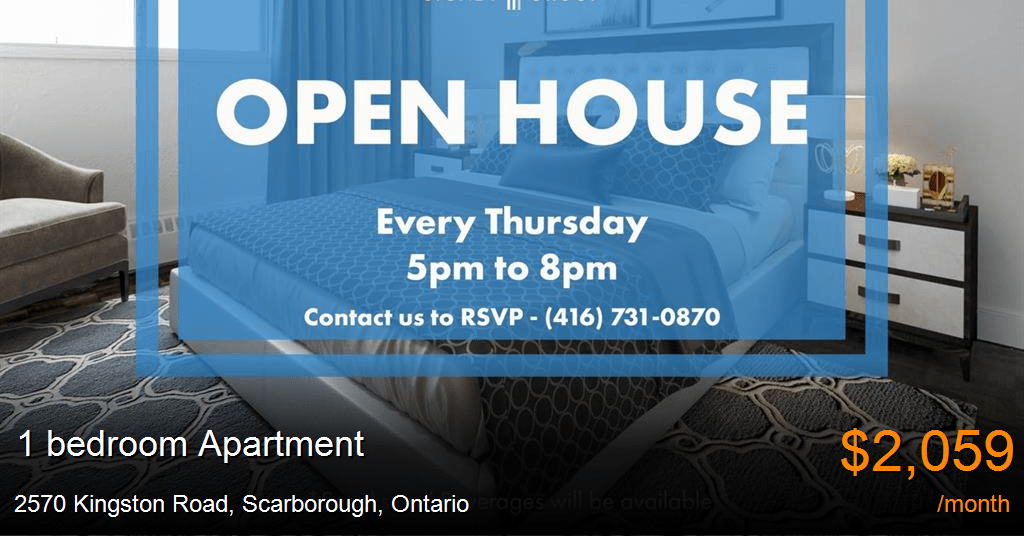 2570 kingston road, scarborough Apartment for Rent