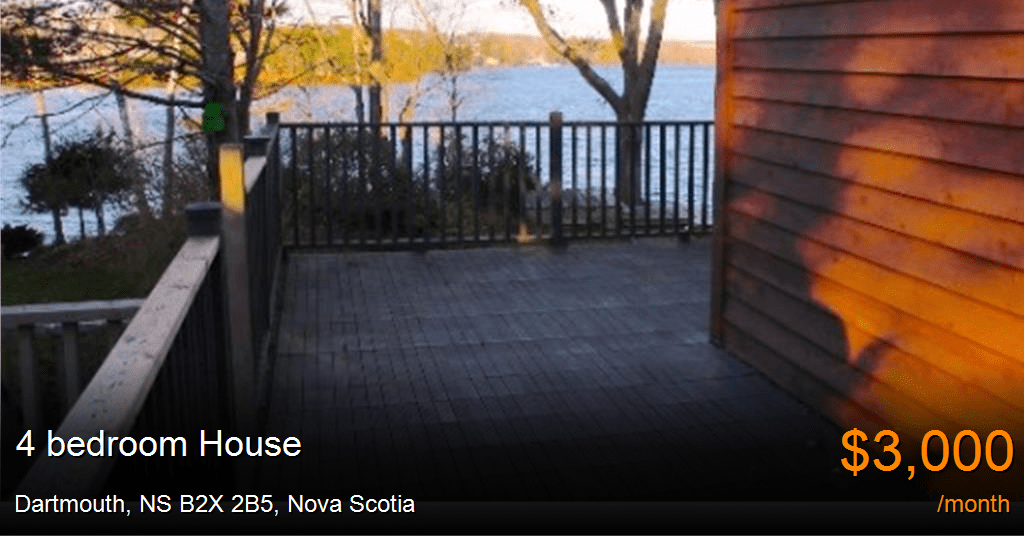 Dartmouth, NS B2X 2B5 House for Rent
