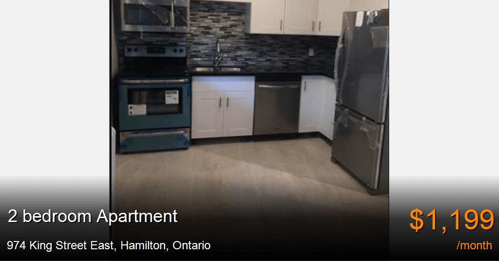 974 king street east, hamilton Apartment for Rent